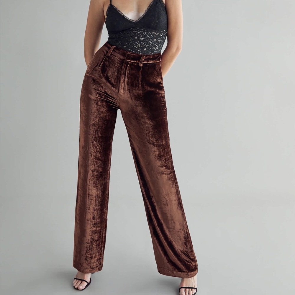 Reformation Wes Pant (Chestnut)